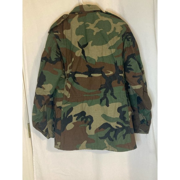 Military Field Jacket Size Small Regular Woodland Camoflage - Picture 4 of 9